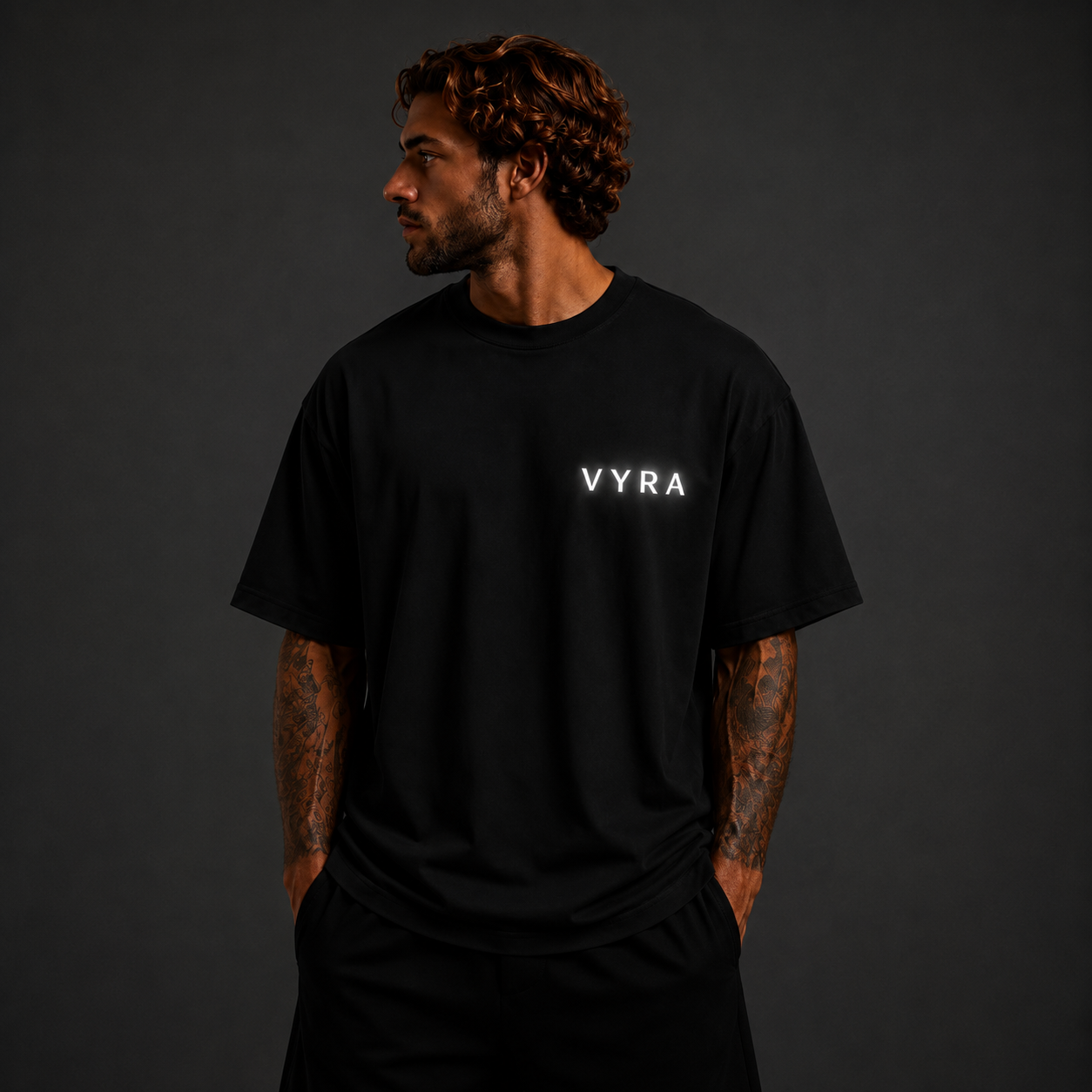 VYRA Reflective Oversized - Black