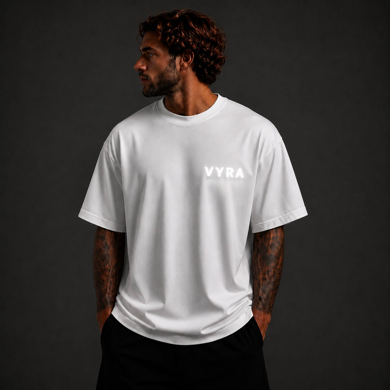 VYRA Reflective Oversized - White